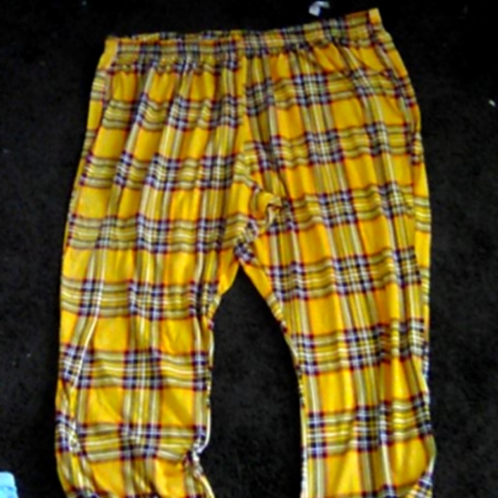 Plaid Flare Pants